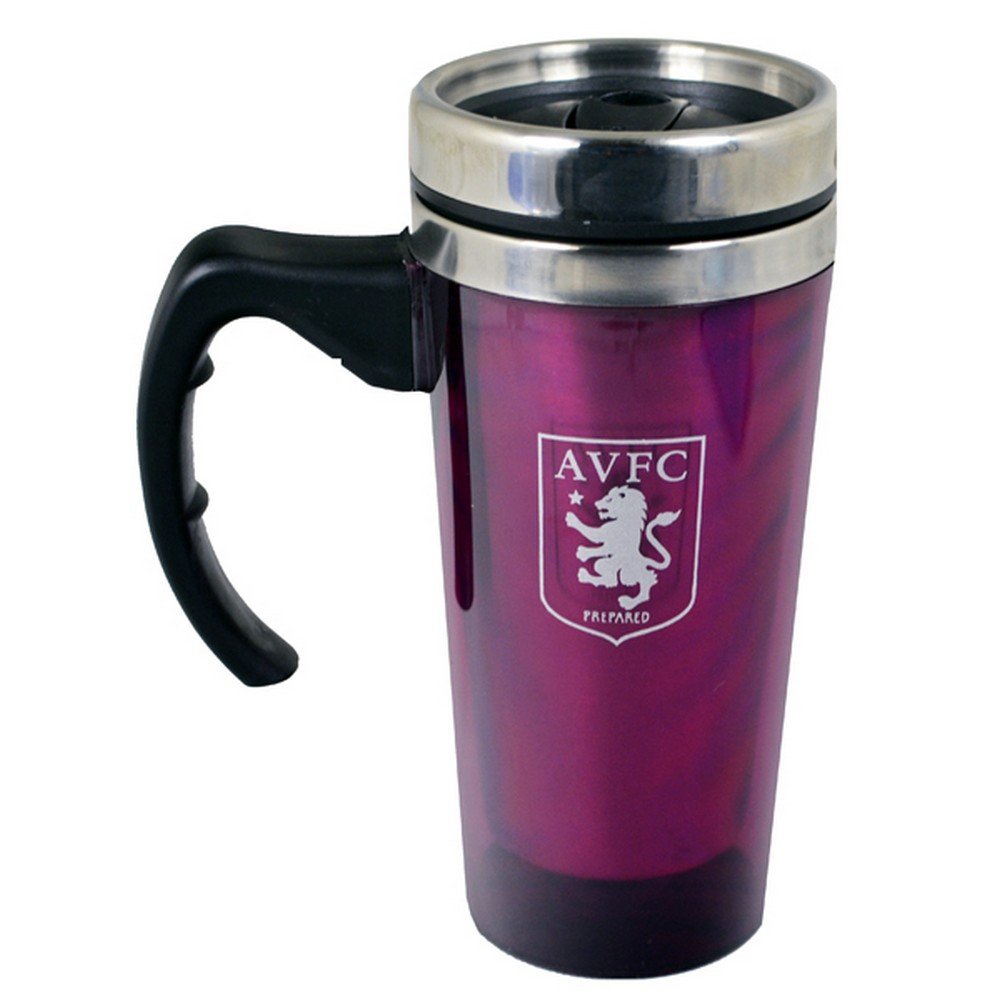 Aston Villa F.C. Fc Aluminium Travel Mug Tea Coffee Cup Ceramic Gift Official