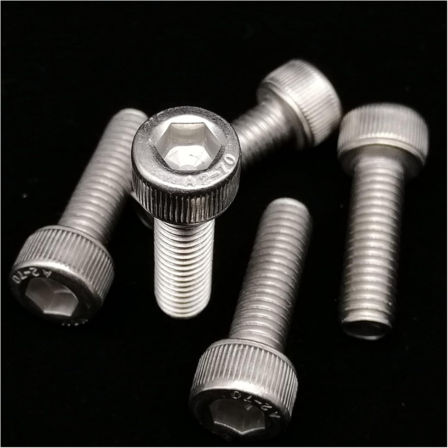 YANGQI yaoqijie Total 400/650/1140/2100X M1.6 M2 M2.5 M3 M4 M5 304 Stainless Steel Hexagon Hex Socket Cap Head Screw Bolt Nut Set Assortment Kit Lasting (Color : Set A 400pcs)