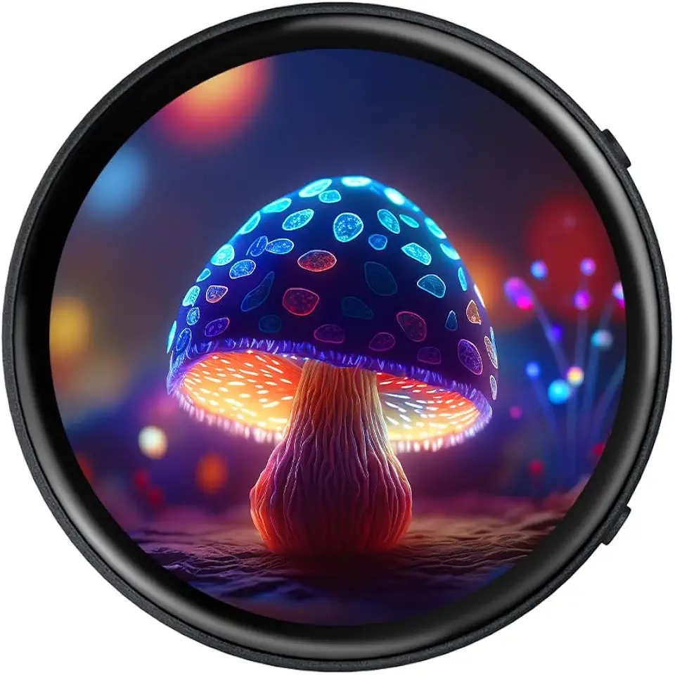 Waveshare ESP32-S3 1.75inch AMOLED Round Touch Display Development Board with Case 466×466 Pixels 16.7M Color Display,QSPI Interface,Support Wi-Fi and BLE 5