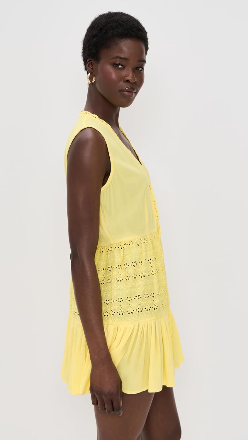 Playa Lucila Women's Eyelet Mini Dress - Image 5