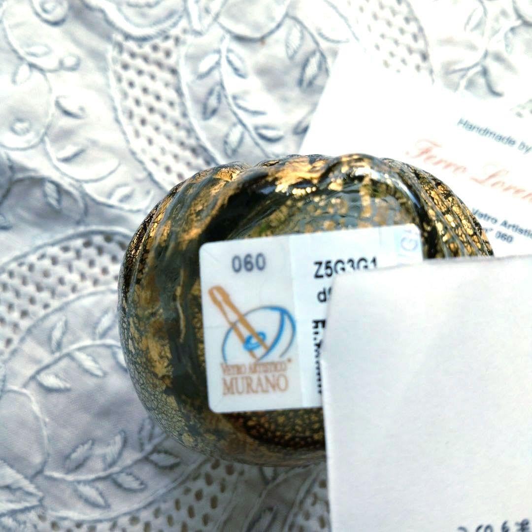 ムラーノガラス　置物　オーナメント　ふくろう　ゴールドグリーン　ベネチアンガラス Amazon.co.jp: ムラーノガラス 置物 オーナメント ふくろう