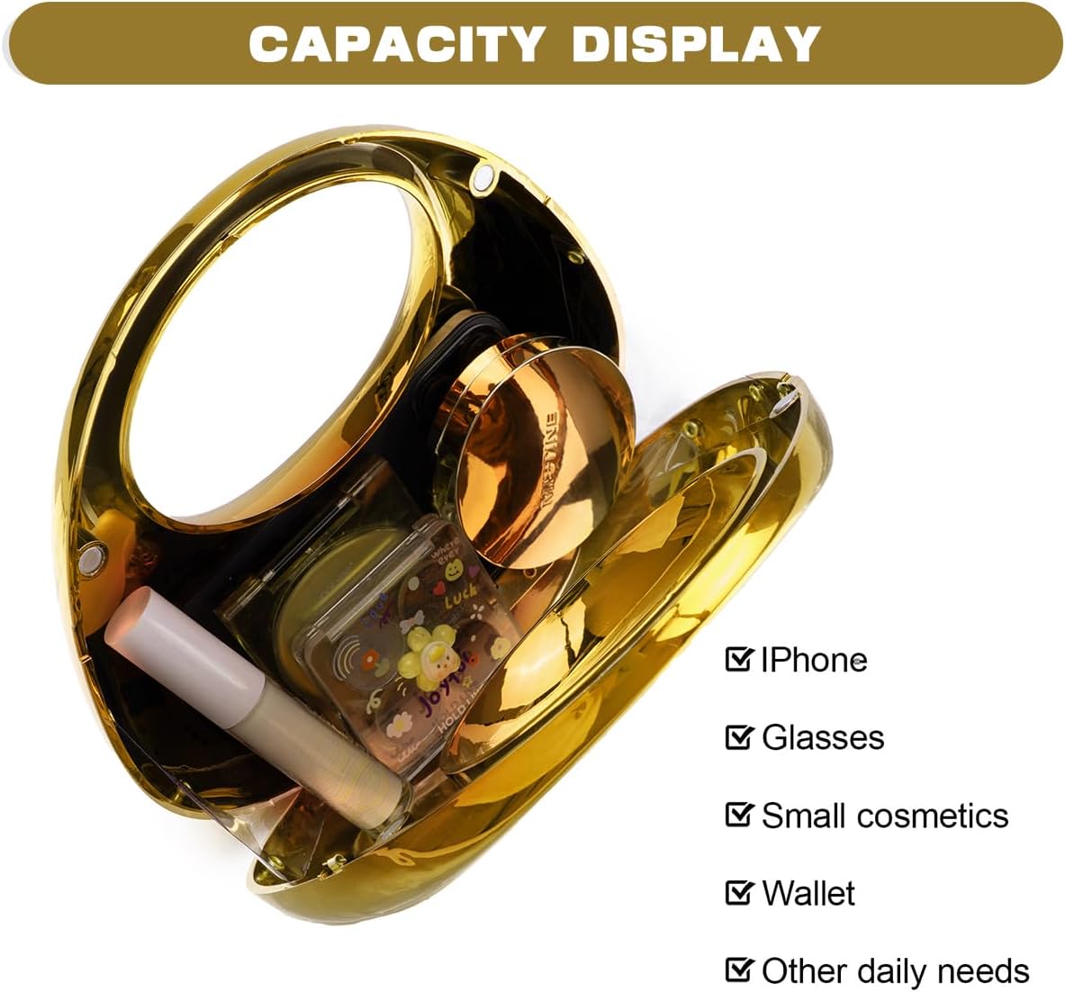 Women Acrylic Clutch Purse Hobo Evening Bag Trendy Box Crossbody Bag Handbag for Wedding Party Causal - Image 4