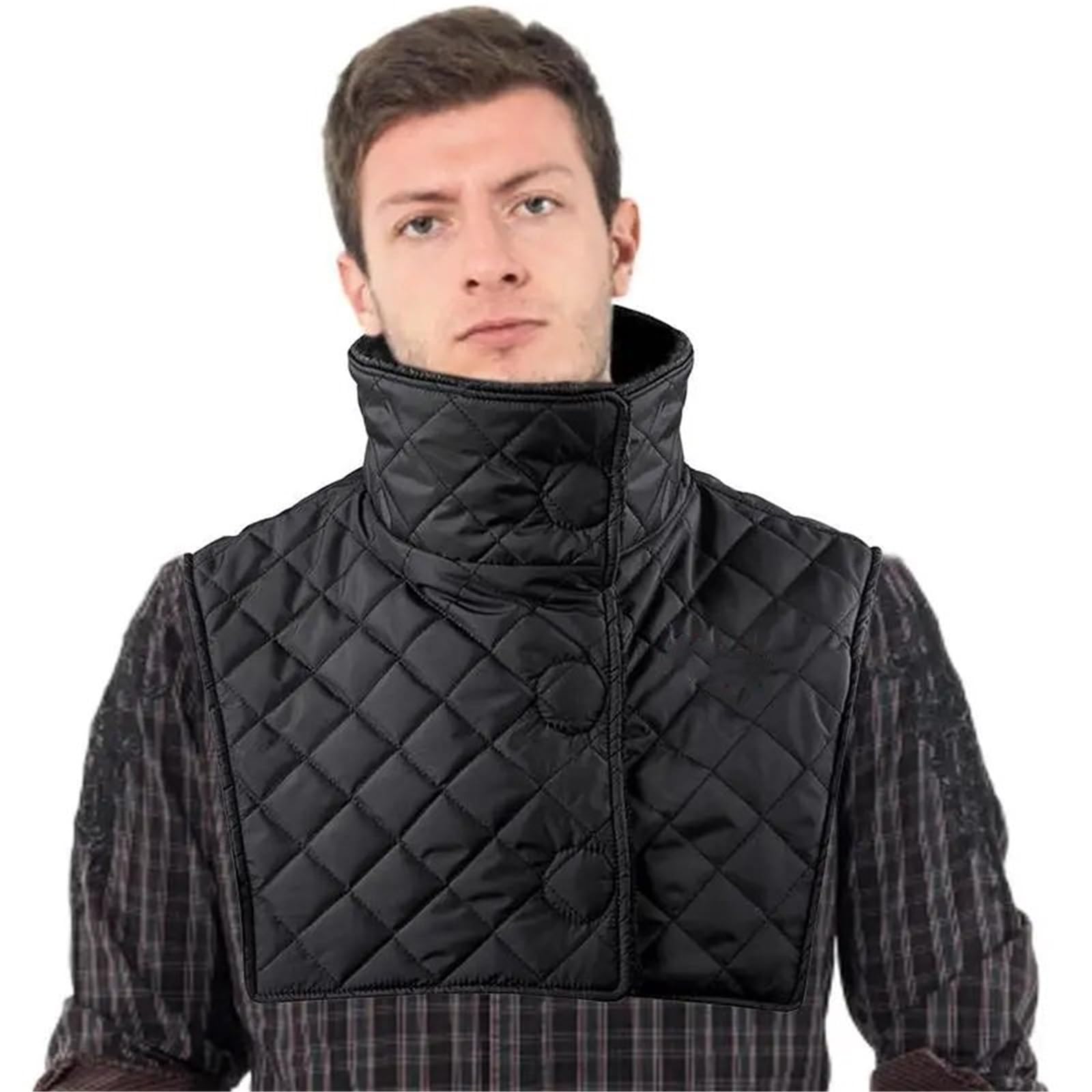 Cagoule Écharpe de vélo Moto, Bavoir Chaud d'extérieur épais, écharpe de Cou de vélo, Protection de Poitrine pour Le Cyclisme Cache Cou