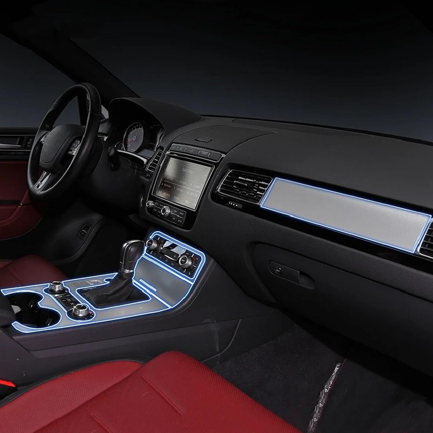 Film protecteur TPU haut de gamme anti-rayures pour console Volkswagen Touran