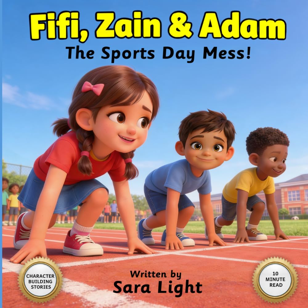 Fifi, Zain & Adam | The Sports Day Mess: A Rhyming Adventure About Teamwork, Overcoming Disagreements, and Being an Everyday Hero