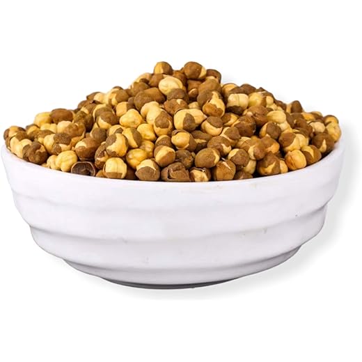 Dry Fruit Hub Roasted Chana 400g, Desi Roasted Chana Gluten Free Unsalted Whole With Skin .Bhuna Chana,Roasted Chana For Weight Loss,Roasted Chickpeas