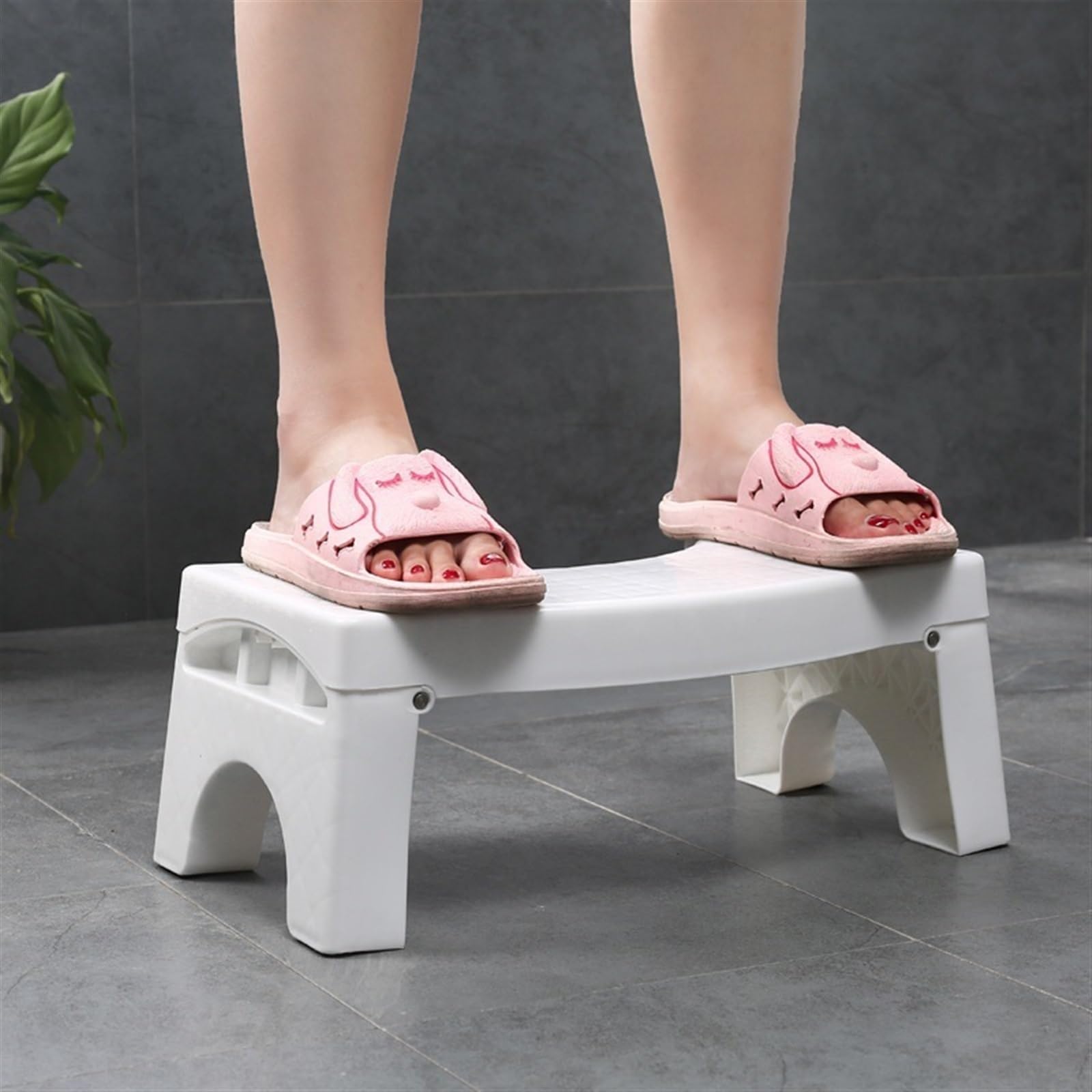 Taburete de baño Taburete de baño Plegable Taburete de Inodoro for el hogar Taburete de baño Taburete Auxiliar for Lavabo Taburete for pies Taburete baño