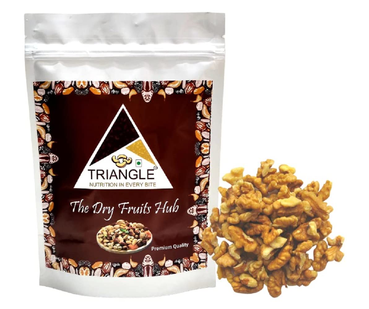 TRIANGLE 1 KGS WALNUT QUARTER KERNELS AKHROT GIRI || VACCUM PACKED || L O W E S T P R I C E || NO PRESERVATIVES || F R E S H CROP|| WITHOUT SHELL