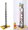 Vacuum Stand for Dyson,Storage Stand Docking Station Holder,Compatible with Dyson V15 V11 V10 V8 V7 V6 Cordless Vacuum Cleaners Accessories,Stable Metal Bracket Organizer RackUpdate Black