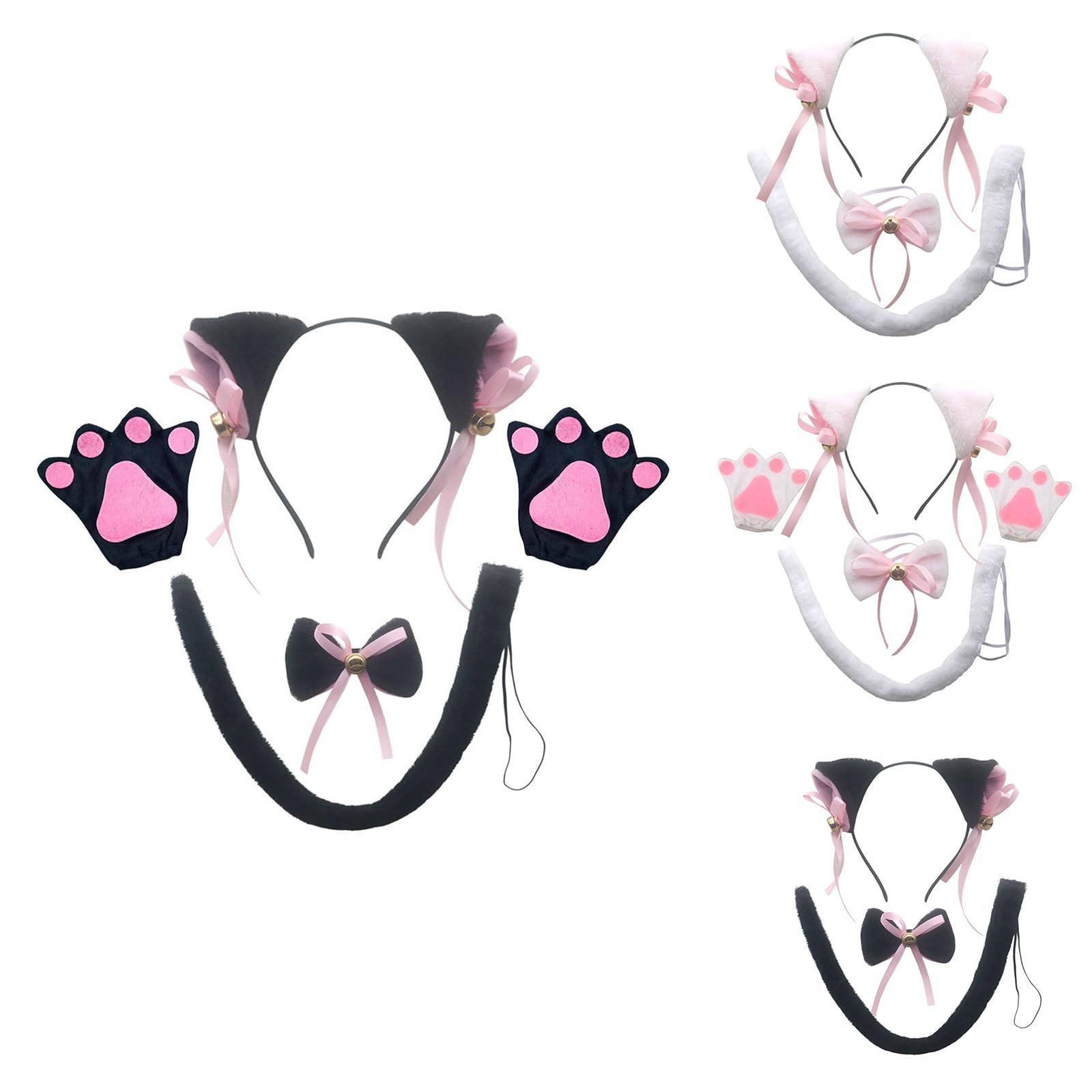 Fascia per capelli con orecchie da gatto Cosplay Donna Studenti