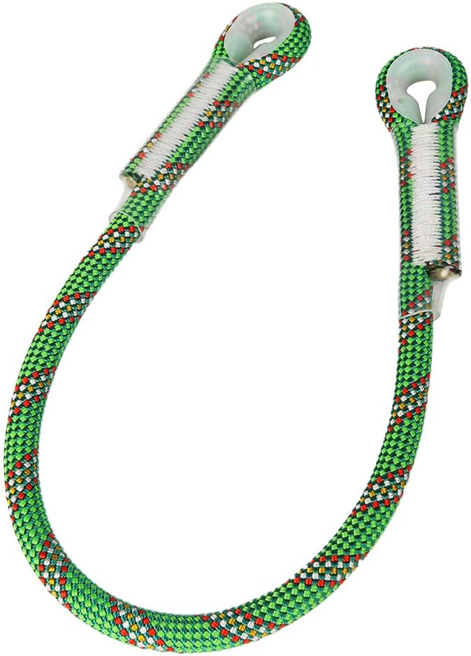 22KN/4945lbf Prusik Loop Pre-Sewn Climbing Utility Cord, Professional Tree and Rock Climbing Gear High Altitude Anti Fall Off Protective Safety Belt Cowstail Diameter 10.5mm