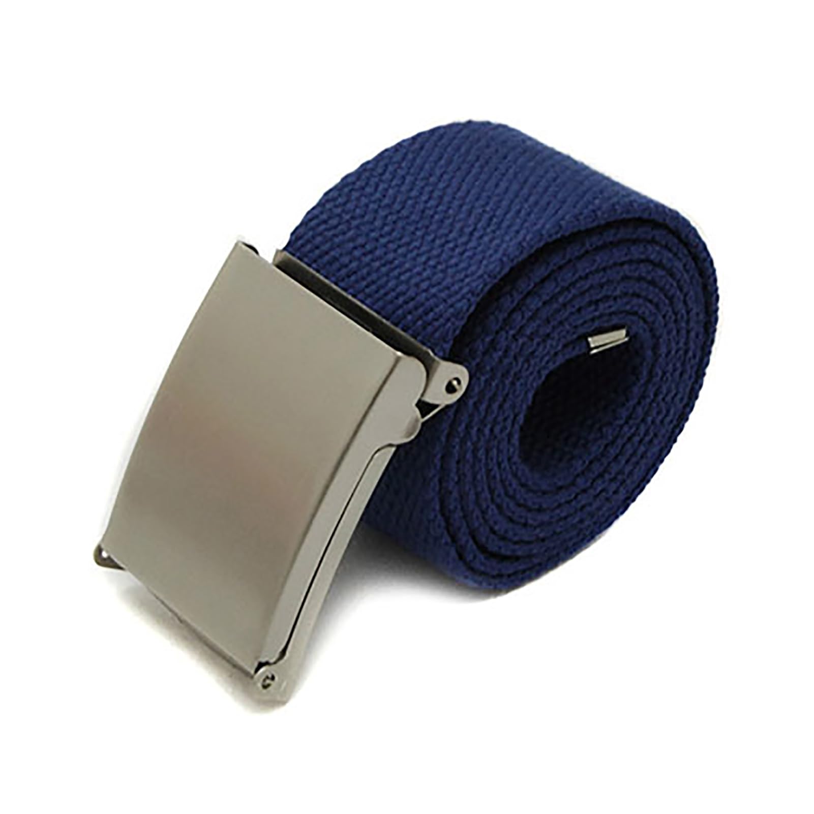 ulafbwur Web Belt Canvas Web Belt Military Style Canvas Convenient, Blue, S
