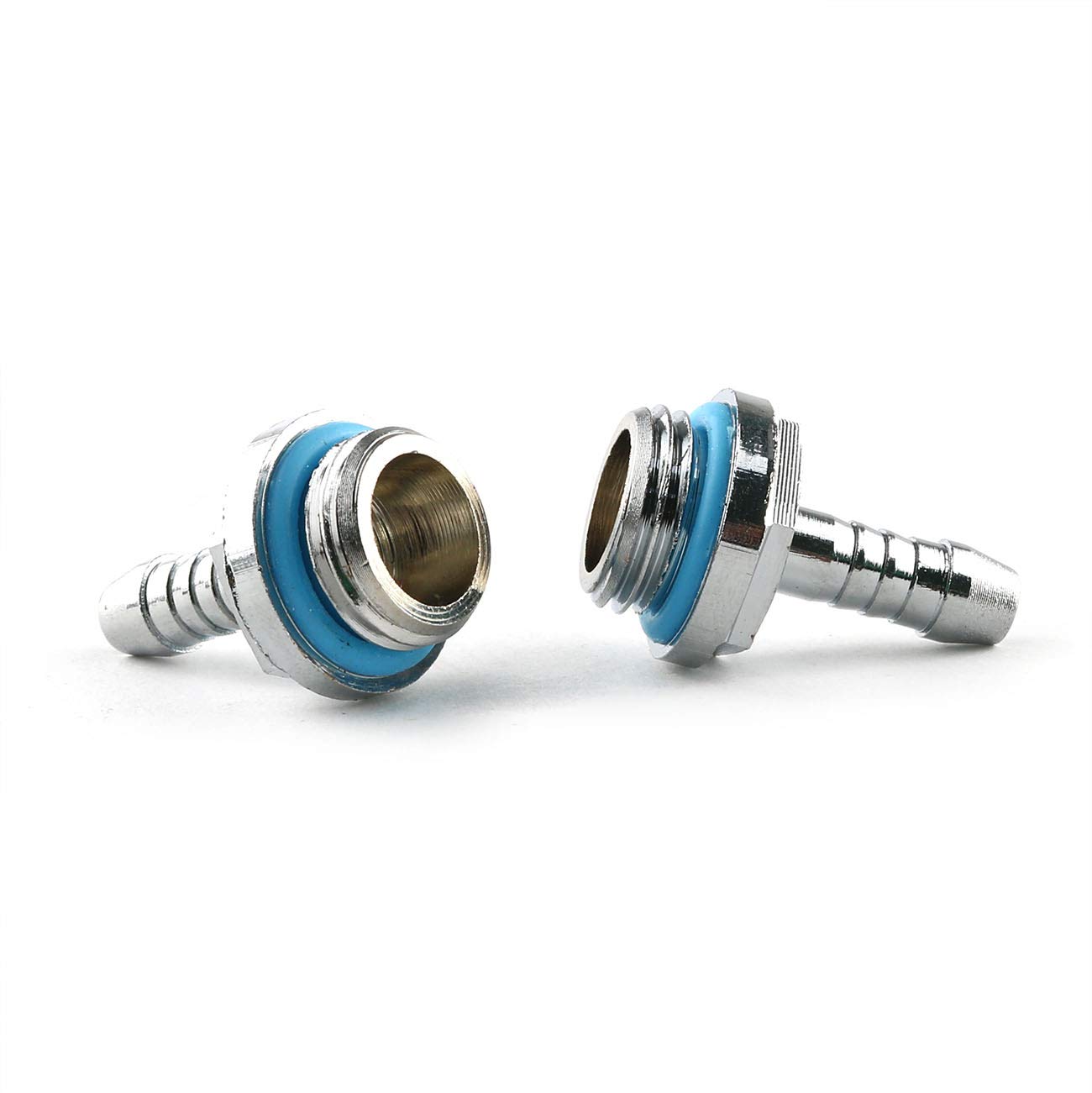 Sdtc Tech 4 Pack G1/4' To 3/8' Id 5/8 Od Quick Tighten Compression Fitting For Soft Tubing Pc Water Cooling System Soft Tube Connectors