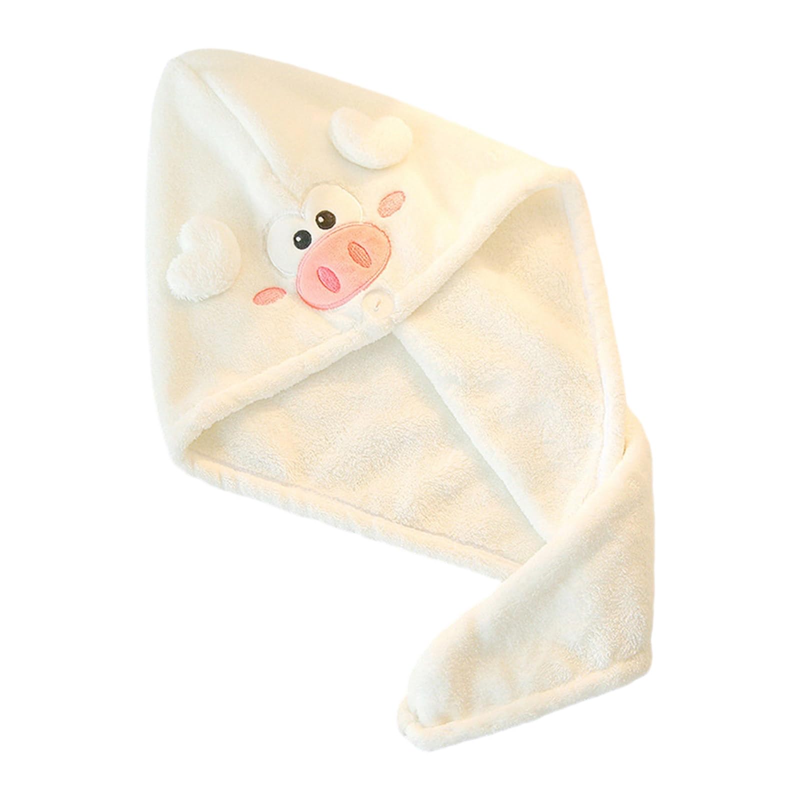 Buxuaaaa Cartoon Dry Hair Caps Super Absorbent Quick Drying Corals Velvets Bathing Hair Turbans Bathroom Washcloth Women ' s Drying Turban