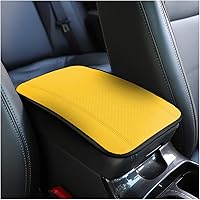 Vista 15 de Funda de cojín de cuero para consola central del coche, 11.4 x 7.4 pulgadas, funda impermeable para reposabrazos y asiento, apta para coches