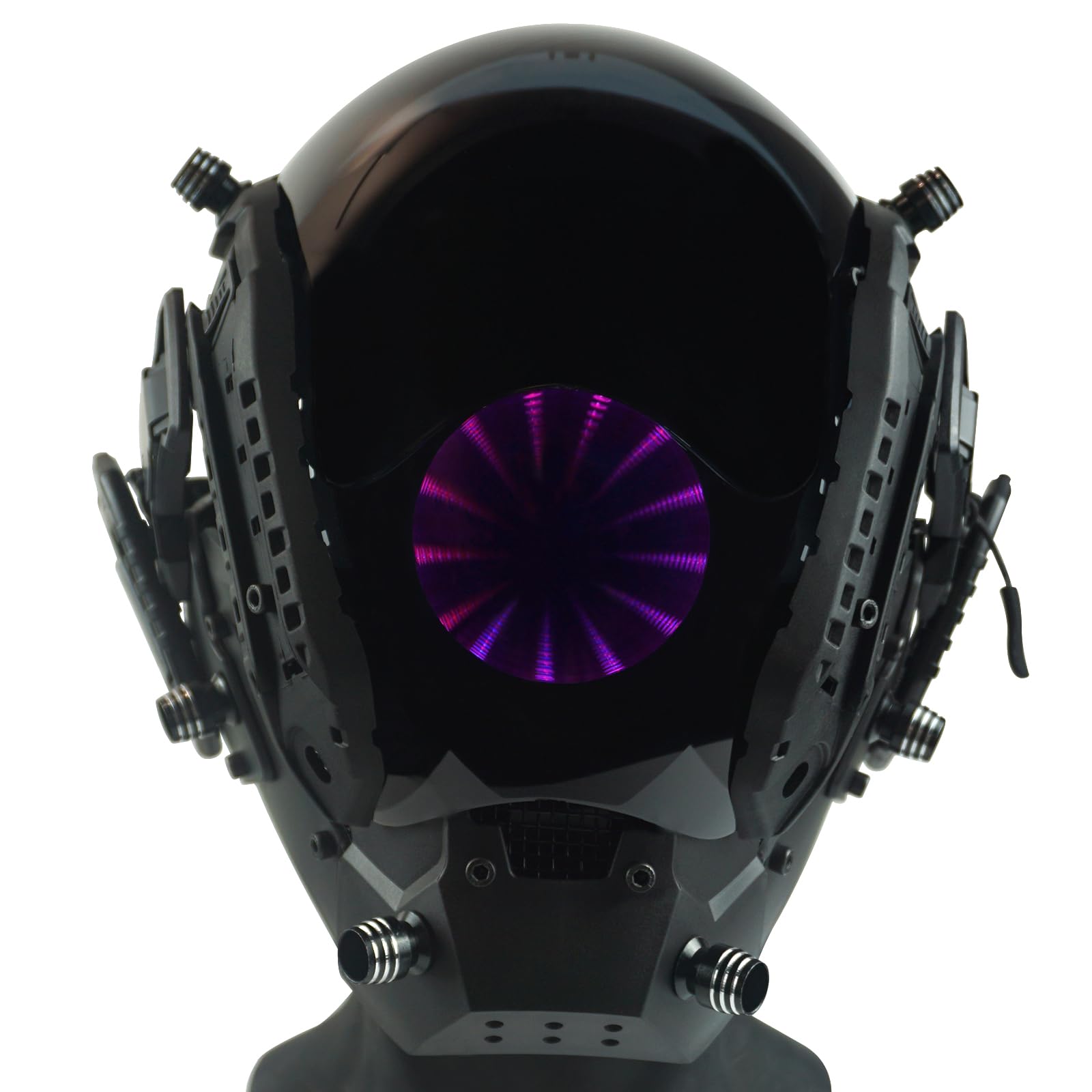 Marikito Punk LED Mask, Eye Of The Abyss Design, Techwear Cosplay Accessory
