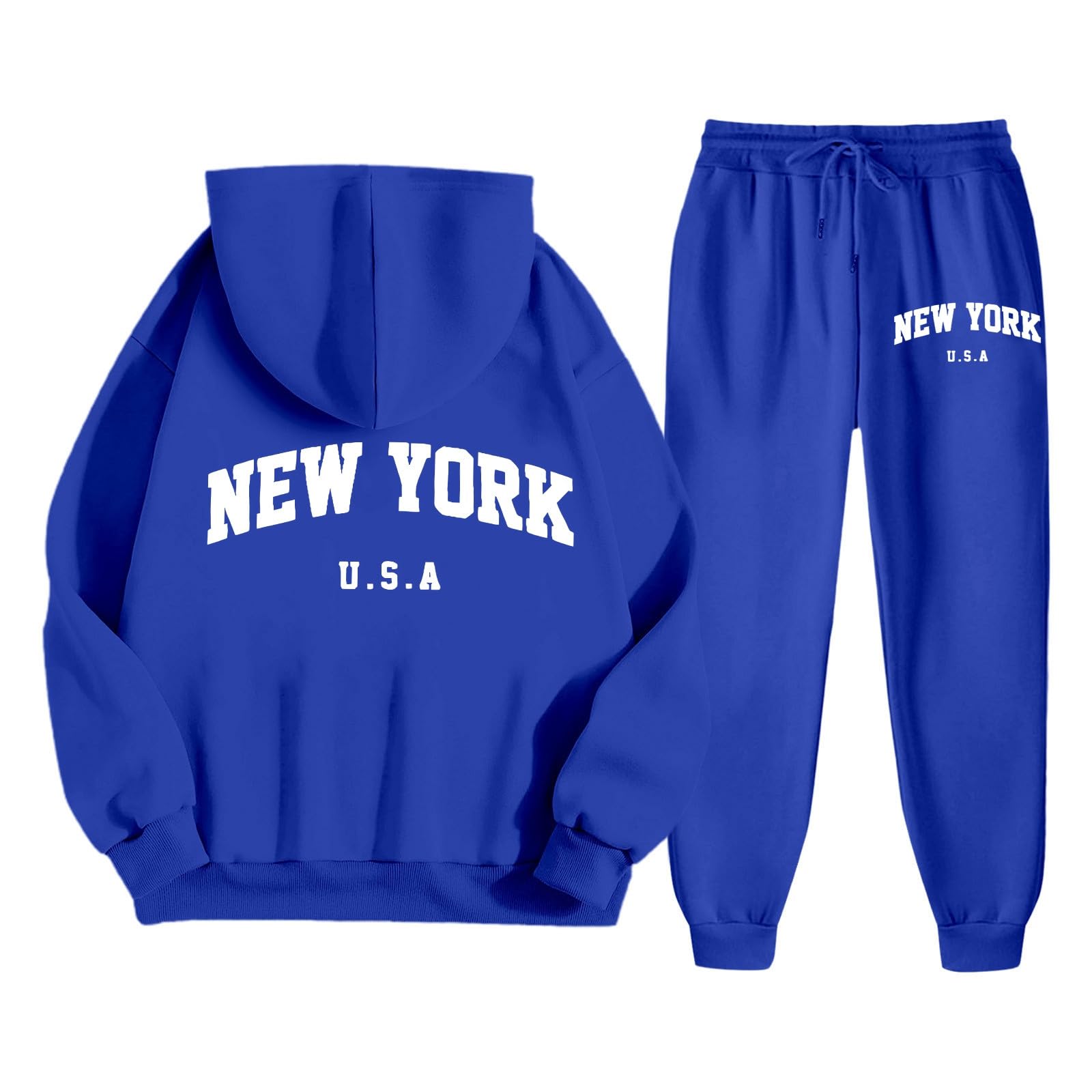 Tuta Uomo Completa Cotone Tute da Ginnastica, Felpa con Cappuccio Due Pezzi Felpe E Pantaloni Tuta Set Abbigliamento Sportiva Complete Completo Sportivo Uomo Tute da Casa Jogging con Elastico in Vita