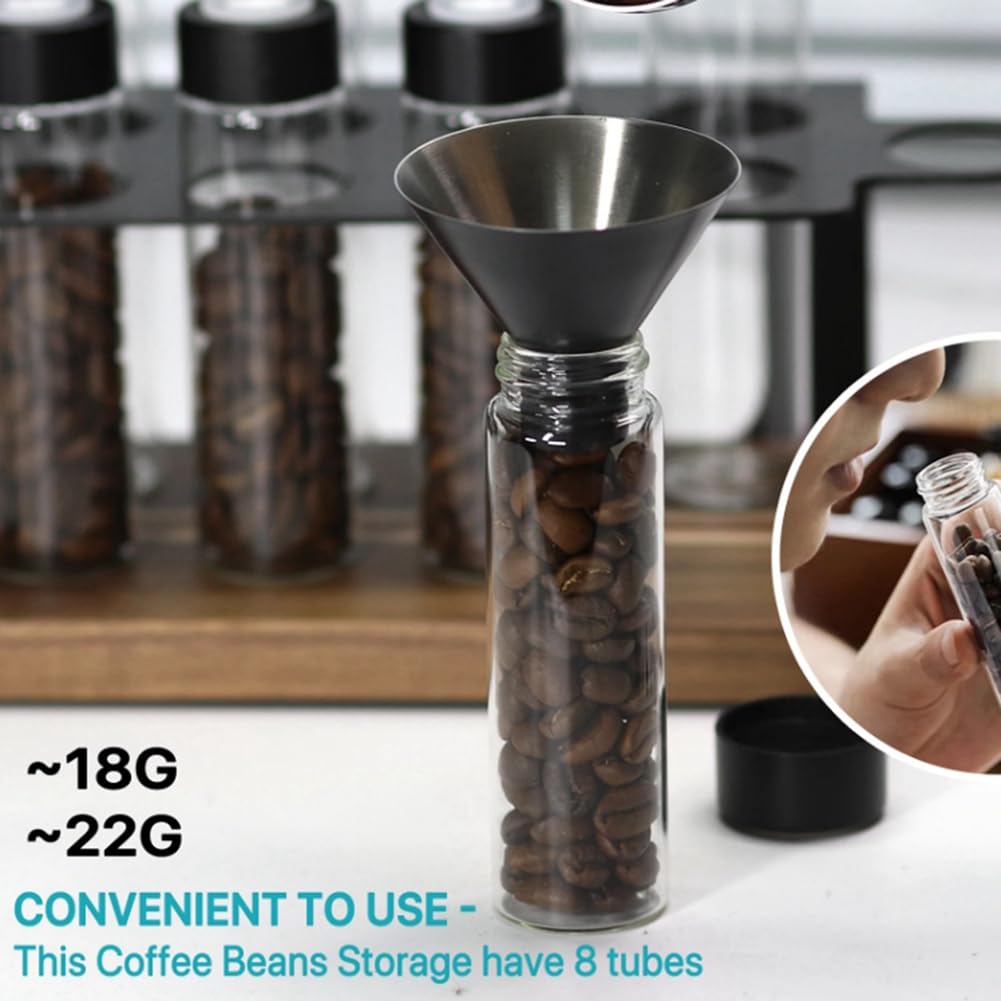 Kaffeebohnen-Aufbewahrungsbehälter, Präsentationsständer, Teerohr, Flasche, Espresso, Kaffeezubehör, Werkzeug, Kaffeegeschirr-Sets