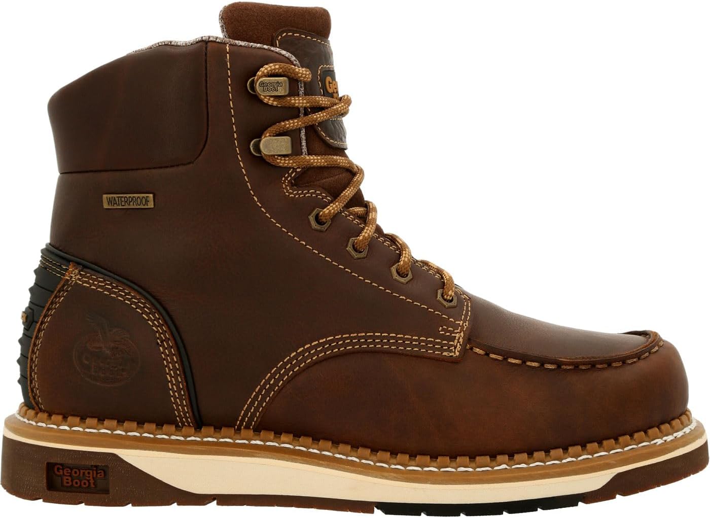 Georgia Boot AMP LT Wedge Waterproof Moc-Toe Work Boot