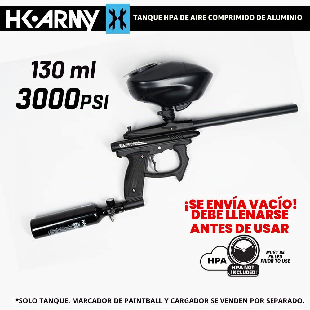 HK Army HPAボンベ13ci 3000psi +ストック+アダプター HK Army 13ci/3000psi Aire Comprimido HPA Paintball Tanque Sistema
