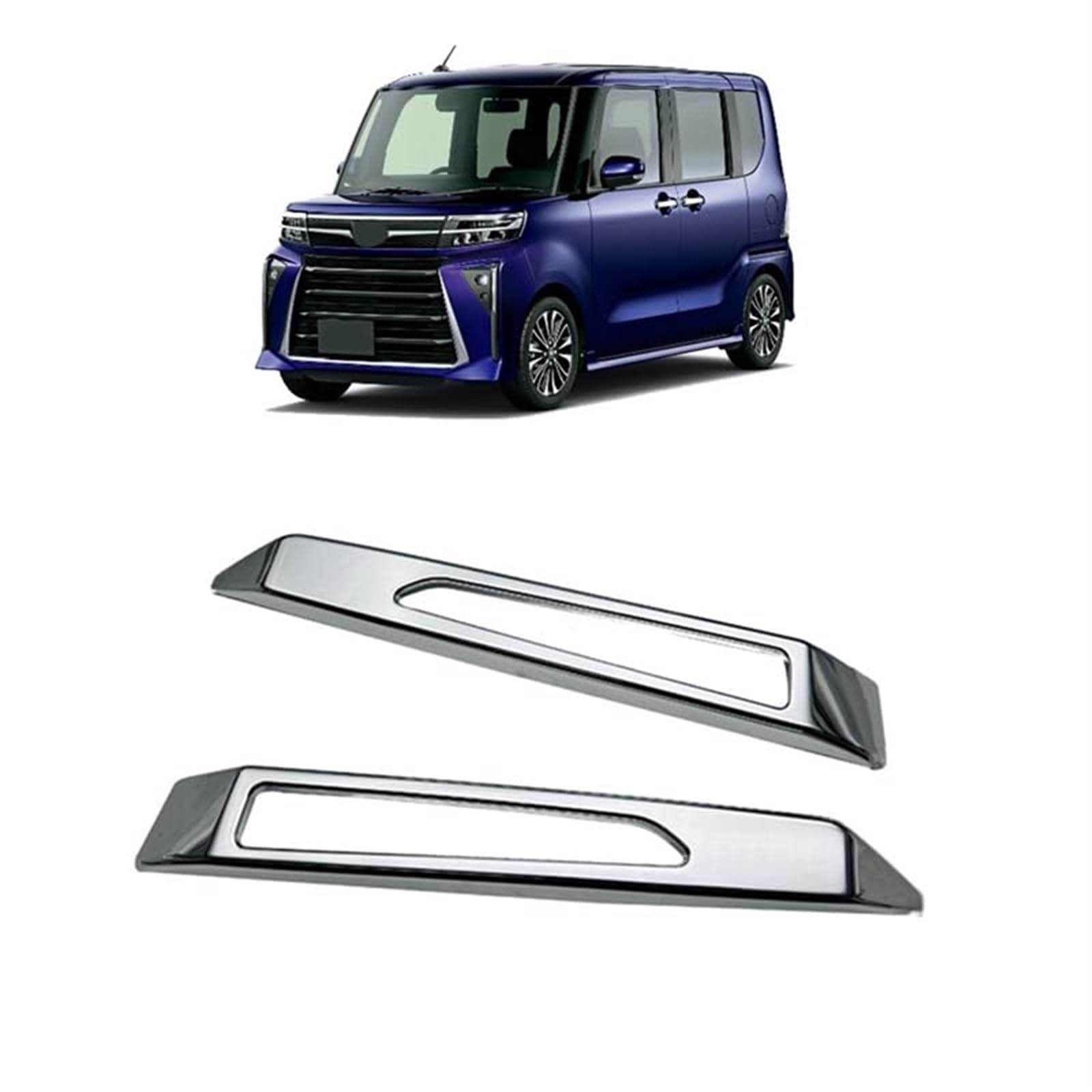 Rama tylnego światła przeciwmgielnego Osłona lampy przeciwmgielnej, do Daihatsu, Tanto Custom LA650S LA660S 2022-2023 Akcesoria samochodowe Listwa przeciwmgielna