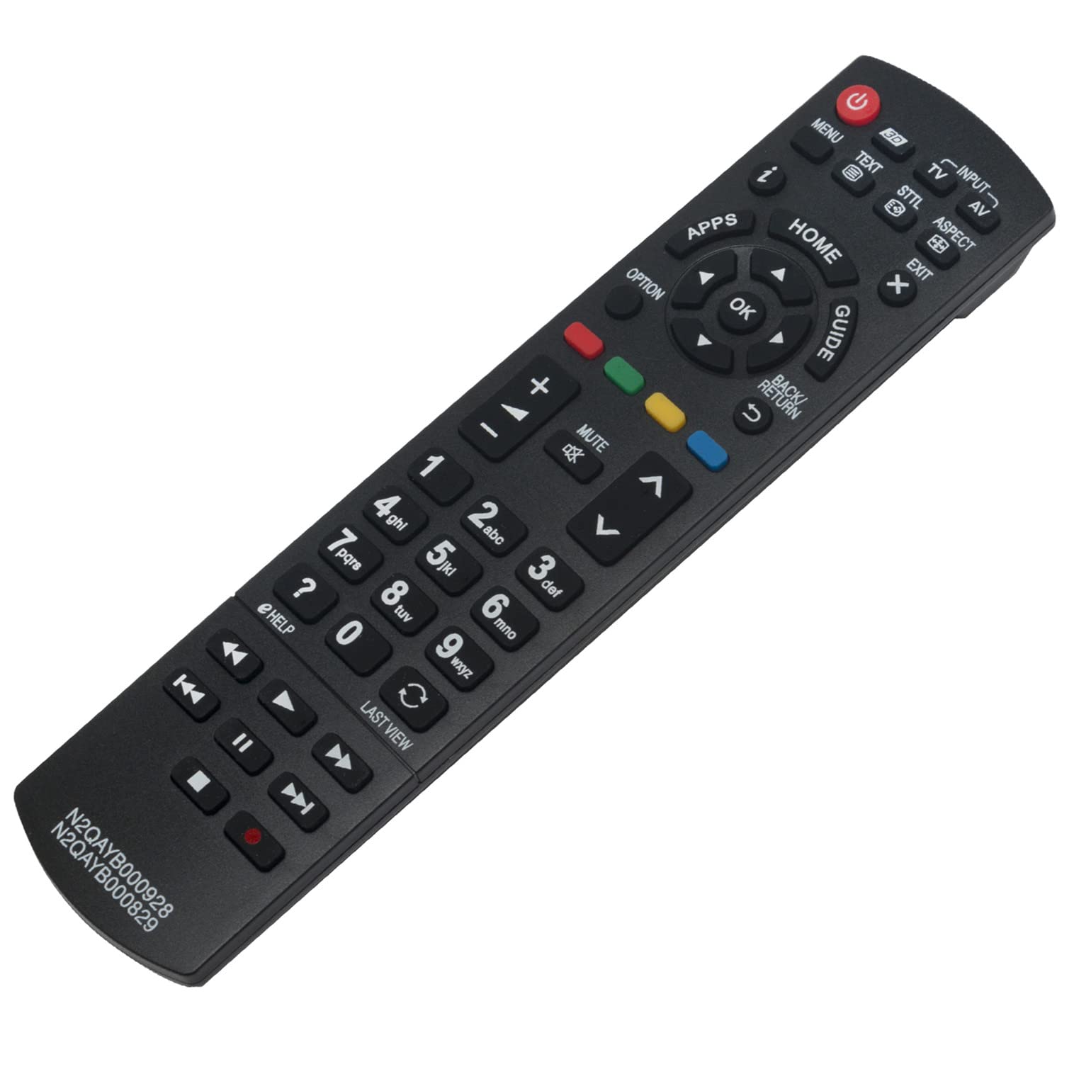 VINABTY N2QAYB000829 Replace IR Remote Control Fit for Panasonic TV TX-39ASW654 TX-40ASR650 TX-55AXW634 TX-60AS650 TX-42AS650 TX-47AS650 TX-P65STW60 TX-L50ET60 - Image 2