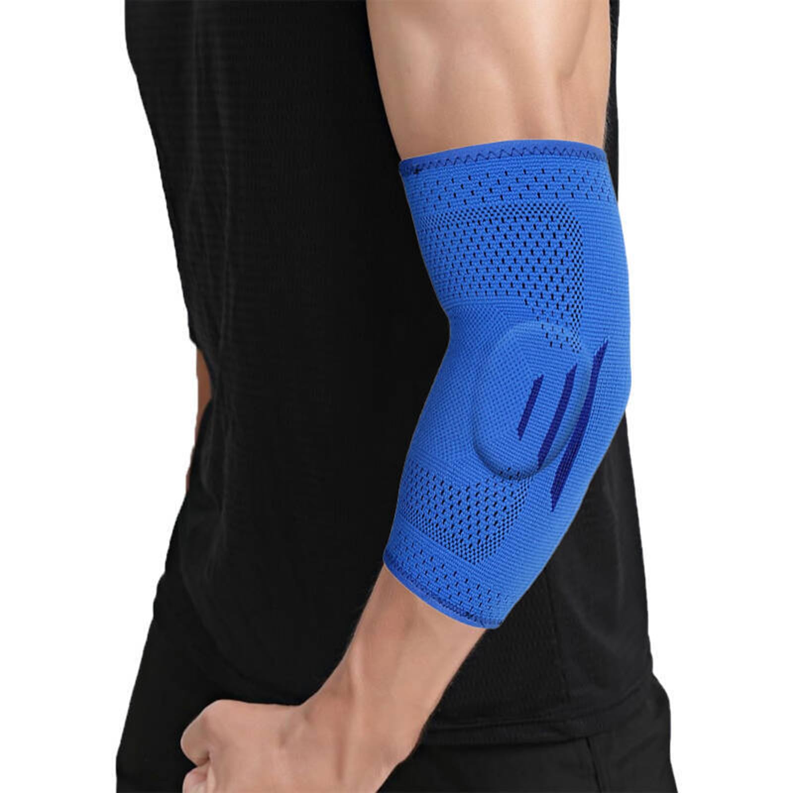 Ellenbogen-Kompressionsmanschette, Tennis-Gurt, Golferärmel für Damen und Herren, atmungsaktive Bandage, Kompressionsmanschette, Tennisärmel