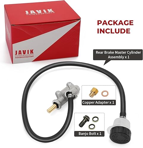 Miniatura 7 de 1910301 1910311 Cilindro maestro de freno trasero compatible con Polaris Sportsman Magnum Scrambler Trail Blazer Trail Boss Diesel Worker Xpedition