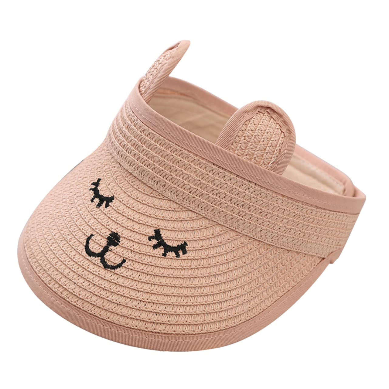 Beaupretty Sombrero De Copa Vacío Sombreros De Playa para Mujer Sombrero De ala Plegable Sombrero De Sol UV para Pequeños Sombrero De Sol para Pequeños Sombrero De Visera Sombrero para