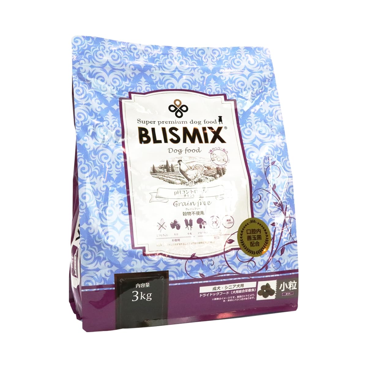 BLISMIX phコントロール　チキン　3kg Amazon.co.jp: ブリスミックス ドッグフード pHコントロール