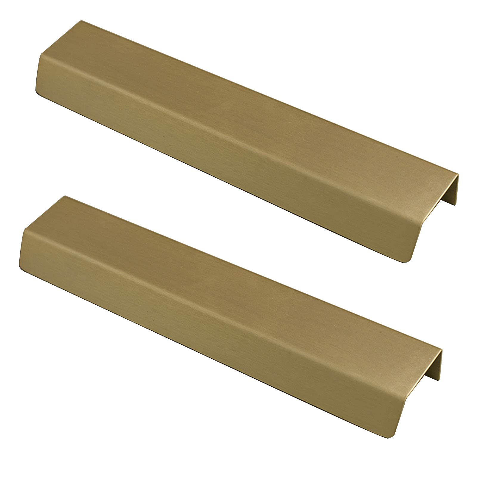 LQZAXSRDR Concealed Drawer Handles, Concealed Cupboard Handles Drawer Pulls Door Knobs Copper Multiple Sizes(Hole Distance 192mm)