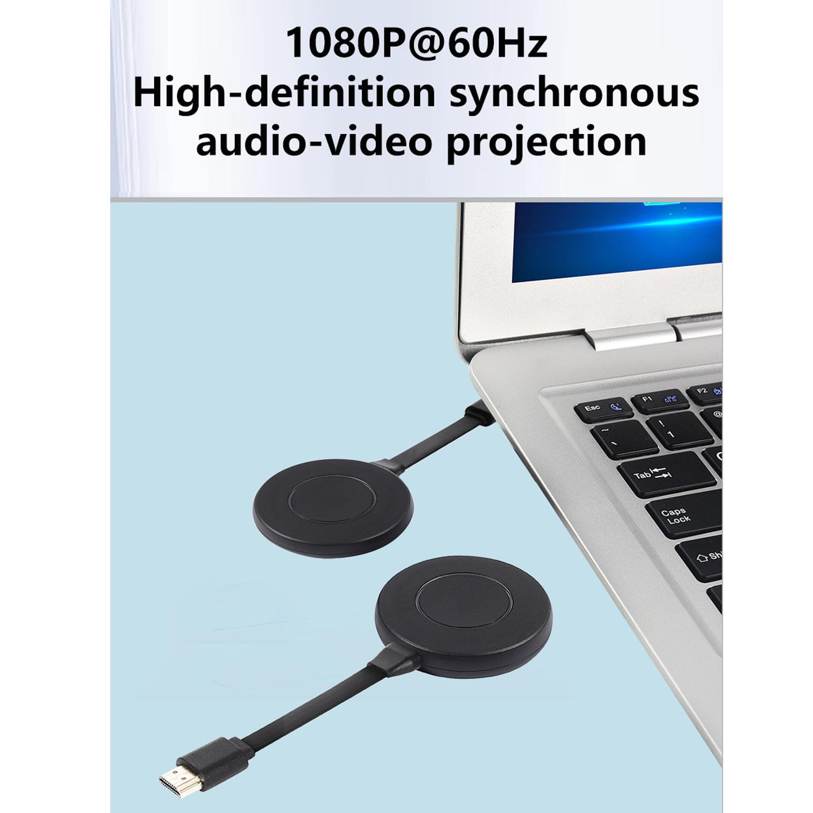 Bezprzewodowy Interfejs Multimedialny Wysokiej Rozdzielczości Nadajnik-odbiornik, Transmisja 4K 1080P 60 Hz 5G Zasięg 50 M, z funkcją Plug and Play 4TX do 1RX, na Komputer PC