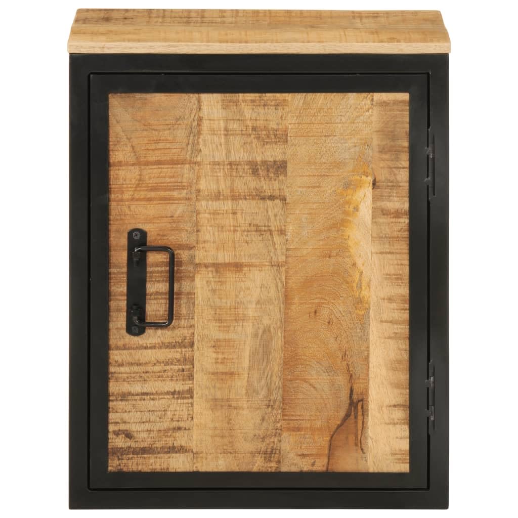 Szafka łazienkowa 40 x 30 x 50 cm lite drewno mango i żelazo