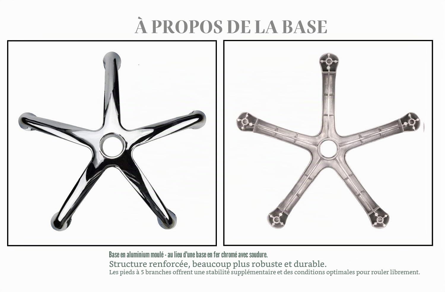 Kaleurrier Tabouret à roulettes avec roulettes Douces, Dossier rembourré Confortable, siège pivotant hydraulique Robuste, réglable en Hauteur