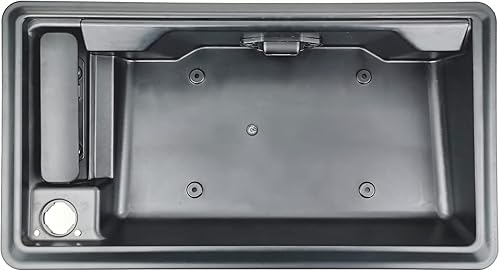 Miniatura 7 de Manija de puerta exterior de carga trasera derecha y soporte de marco de carcasa de matrícula para Ford E150 E250 E350 E450, kit de pestillo de