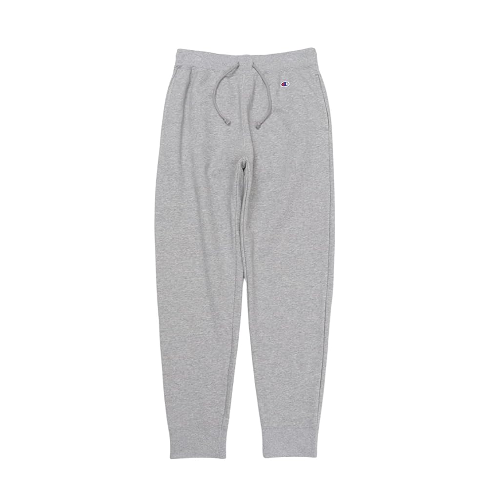 Amazon | [チャンピオン] ロングパンツ ワンポイントロゴ Cotton