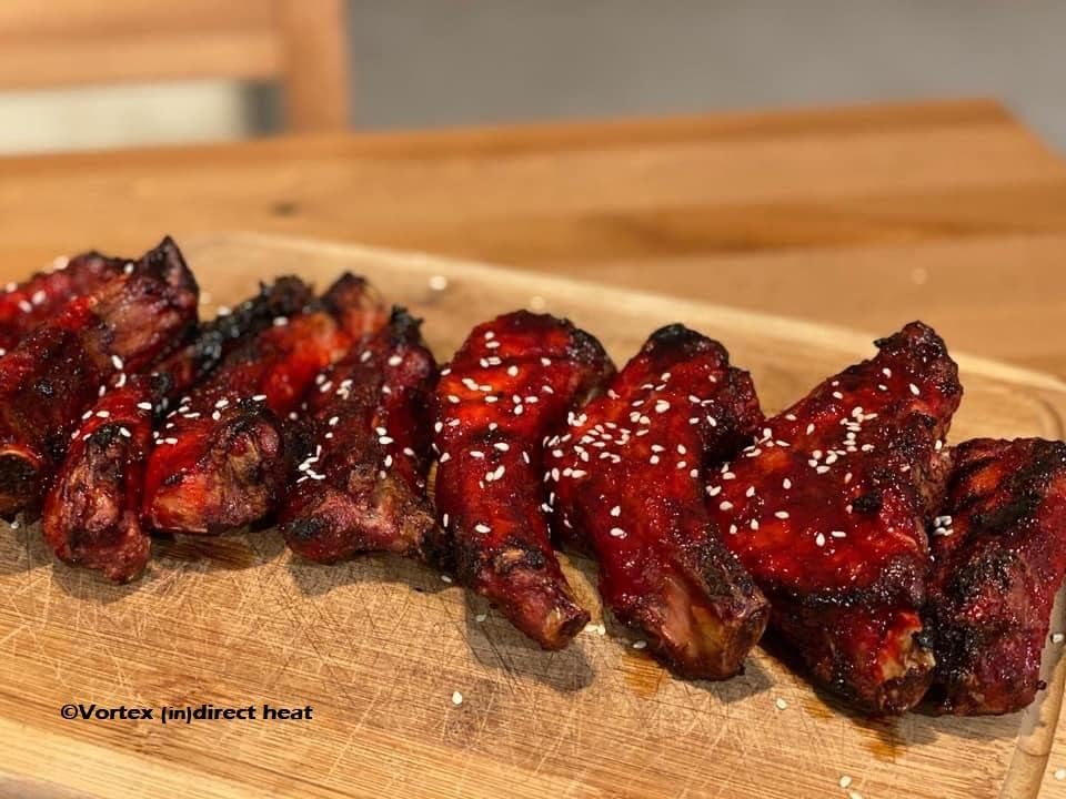 Genuine Medium BBQ Vortex Gift Pack for wsm Kettle 22 26.75 Big Green Egg kamado - 3 PC