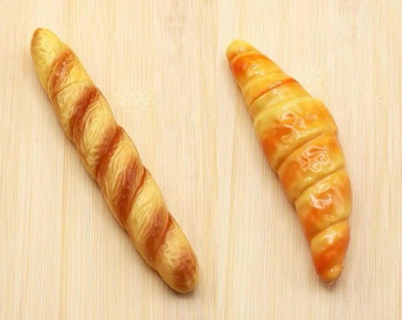 KLXLOUP Creative Ballpoint Pen 2-Pack Pizza Bread Hot dog Stocking Stuffers Funny Fridge Magnet Black Pen Study Stationery Nice Gift (2-Pack(Bread&