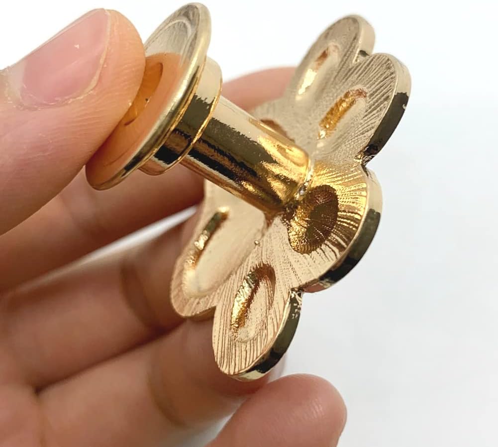 4 pcs Dog Paw Knobs Dresser Drawer Knobs Cupboard Handles Animal Drawer Handles for Zinc Alloy Drawer Single Hole Pull Handles (Black Gold)