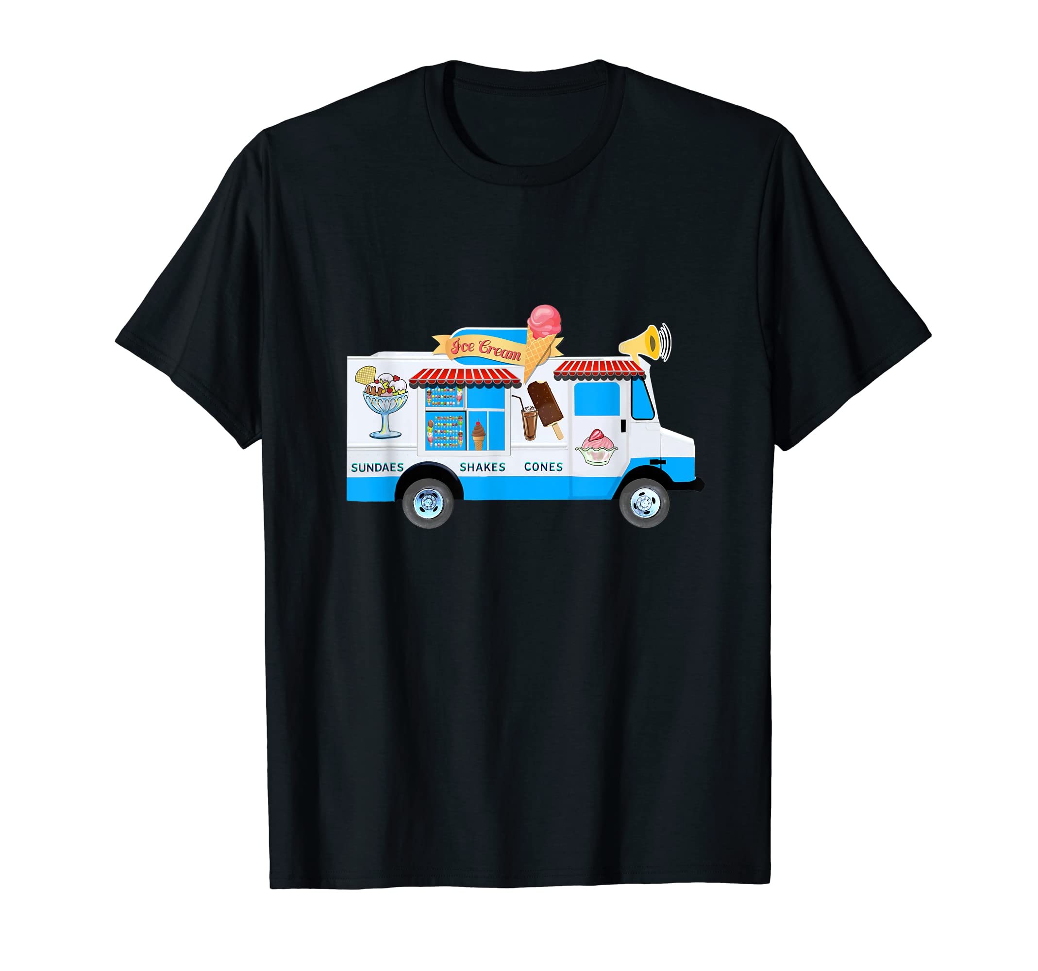 Nostalgic Graphic ShirtsIce Cream Truck Nostalgic T-Shirt