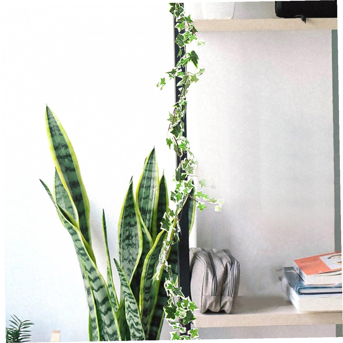 STOBAZA 4pezzi Decorazione Vite Finta Ghirlanda Di Foglie Artificiali Per Giardino Matrimonio e Festa Rattan Naturale Per Interni Ed Esterni Per Eventi e Decorazioni Di Ambienti