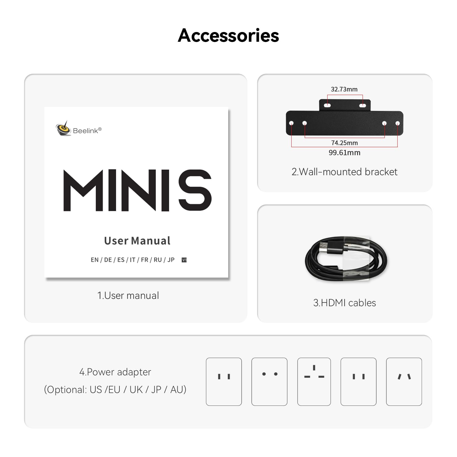 Beelink Mini PC processore 12th Alder Lake N100 (Turbo 3,4 GHz), mini computer 16GB RAM DDR4 e SSD 512GB, supporto per due schermi 4K indipendenti, Wi-Fi 6/BT 5.2, Ethernet 2,5G, mini PC desktop