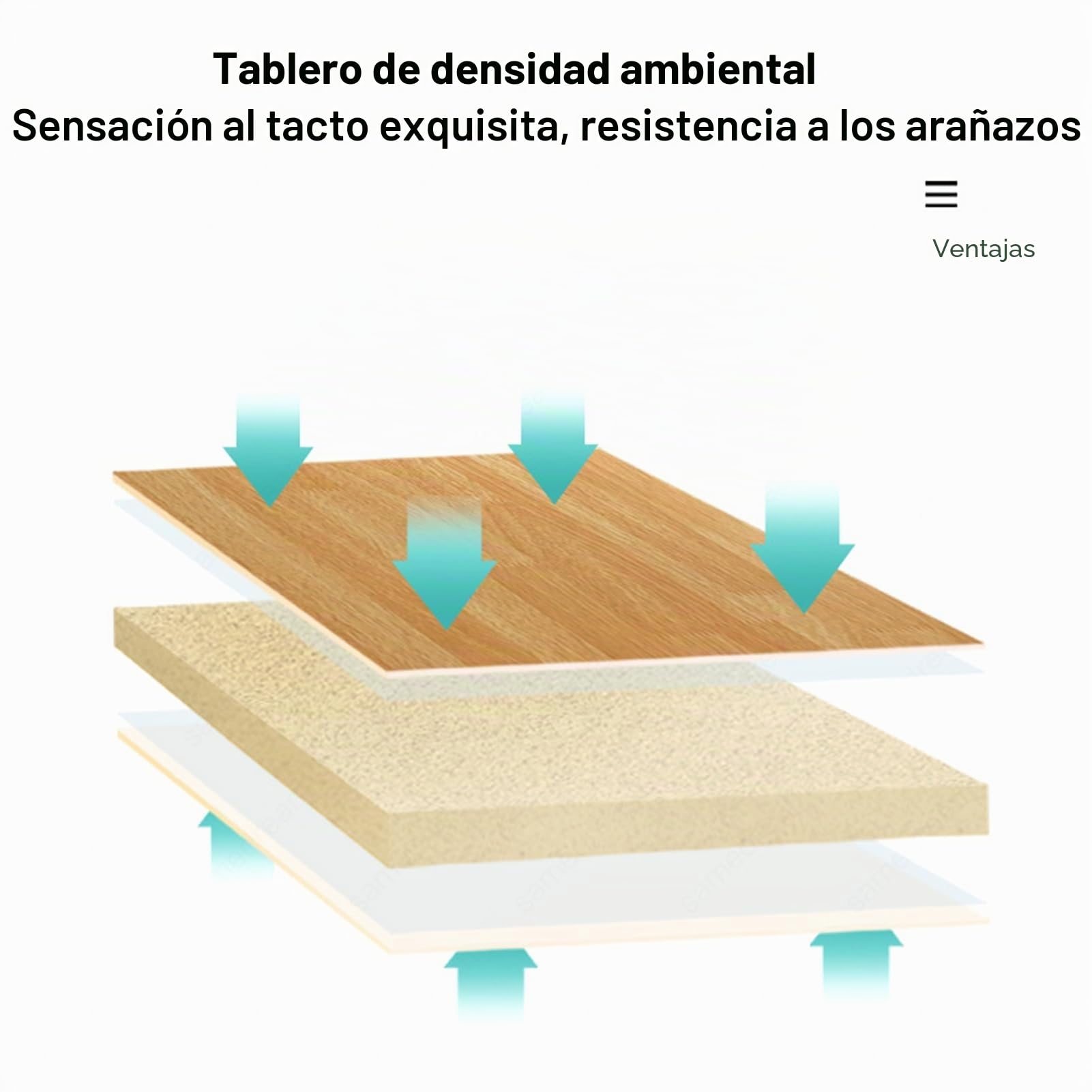 Escritorio de ordenador OSKOPWRC Blanco, 100 x 60 cm, Escritorio de estudio, Mesa de trabajo, Mesa de juego, Blanco, Estilo nórdico, Madera natural