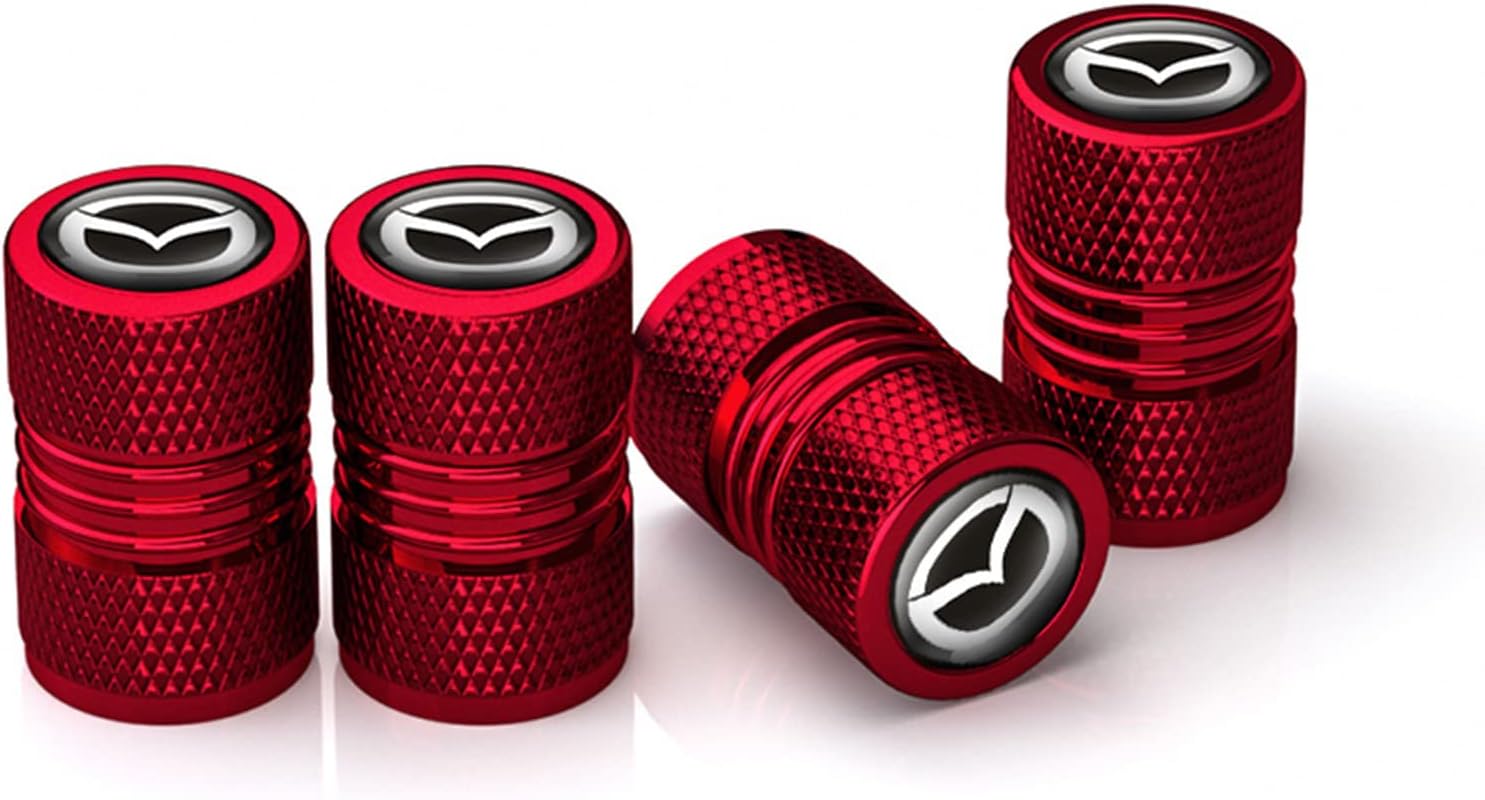 NEMEAE Tire Valve Stem Caps Fit for Mazda CX5 CX7 CX8 M6
