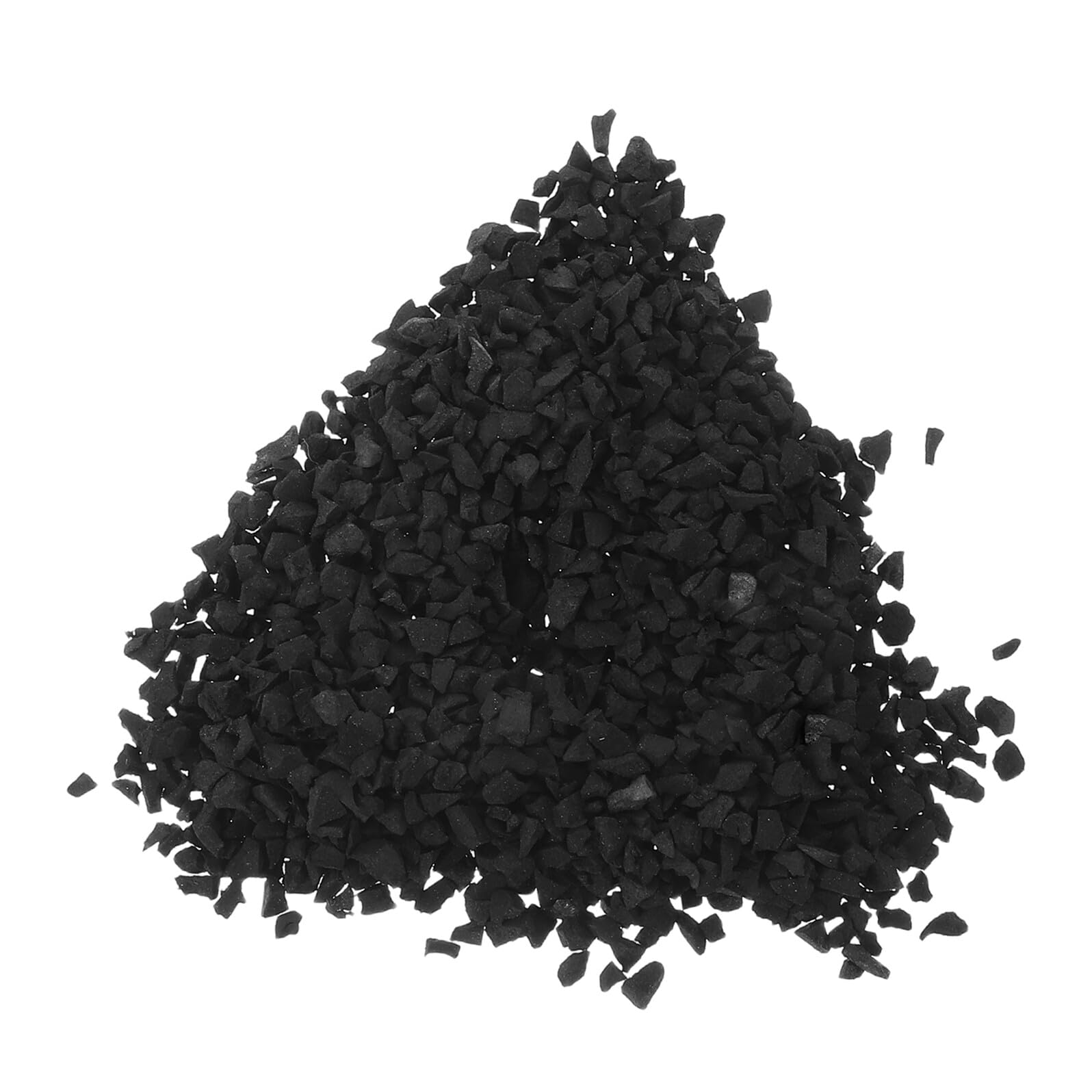 VICASKY 1bag Rubber Crumb Infill Material Rubber Granules for Synthetic Turf Competitive Matches 1.9kg Black Excellent Drainage Shock Absorption Playground Sports Ground