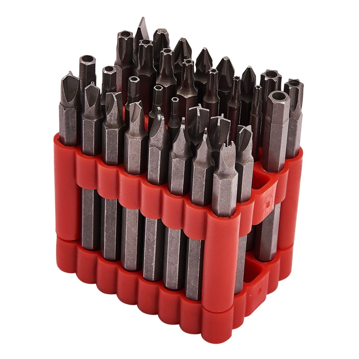 Mr.gadget's Solutions Mr. Gadget's Solutions® 32Pcs 75Mm Security Power Bit Set - Slotted, Phillips, Pozi, Star, Hex, Torq-Set, Tri-Wing And Spanner Bits