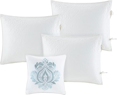 Miniatura 7 de Madison Park - Ropa de cama de lujo para todas las estaciones con faldón, fundas a juego y almohada decorativa