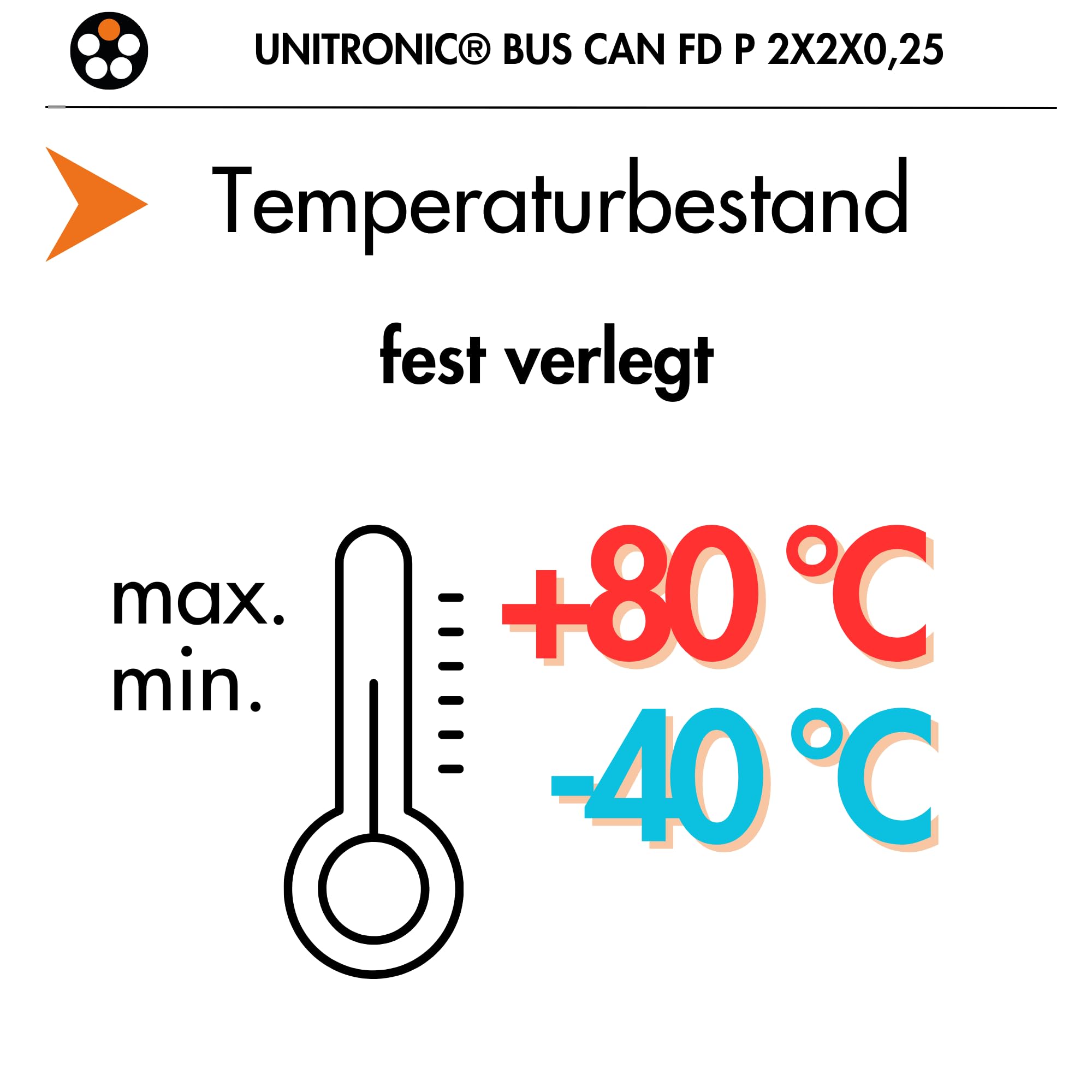 Lapp 10m Unitronic BUS CAN FD P 2x2x0,25 mm² - Geschirmte Busleitung