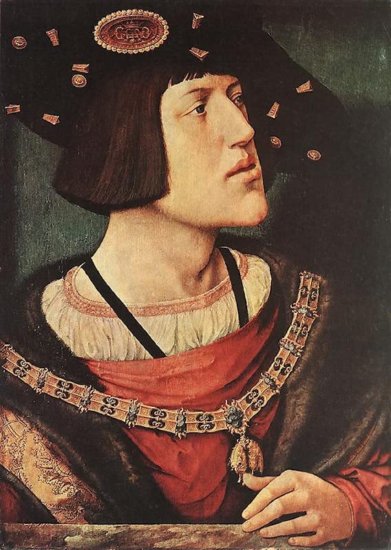Portrait de Charles Quint Bernaert Van Orley pour l'art mural de votre chambre
