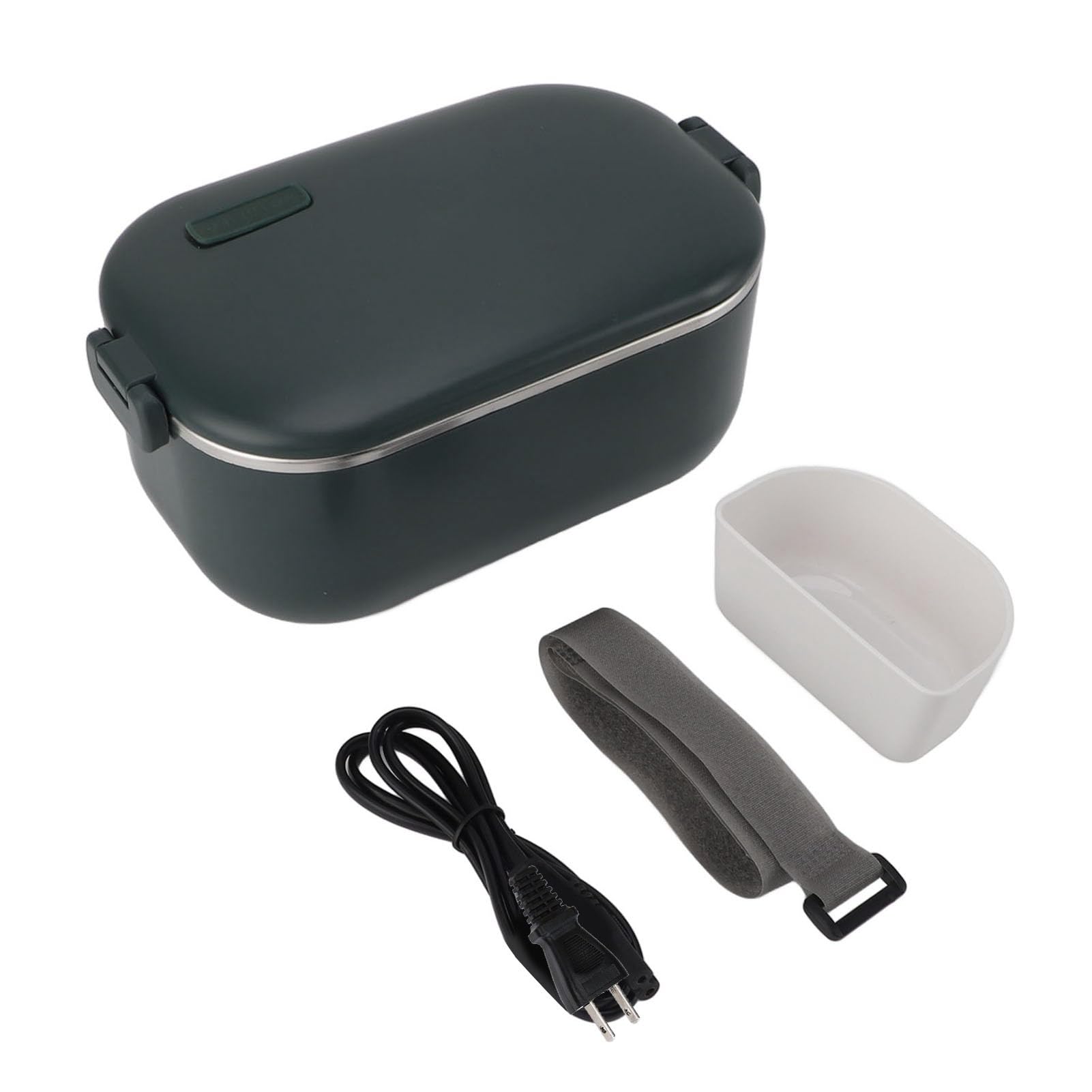 Lunch Box Elettrico da 1 Litro Contenitori per Alimenti Rapidi ed Efficienti a 360 Gradi, Riscaldamento Uniforme, Lavabile, a Prova di Perdite, Portatile, Riscaldato